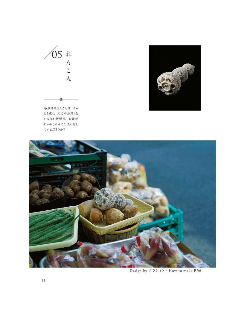 CRC273 Japanisches Häkelbuch Lustiges Amimono Essen Spielzeug häkeln Japanisches PDF Muster CRC273 Digital Download Sofort Download Bild 7
