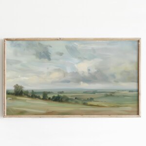 Dipinto di paesaggio di fattoria per Samsung Frame TV (download digitale)