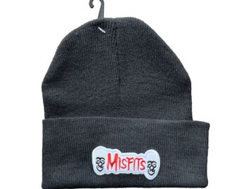 Misfits Beanie Punk Rock Band Hat Winter Skull Cap Metal