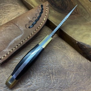 Beautiful Handmade Damascus Steel mini Skinner 15cm Hunting Camping Collectable NOS-606 image 5