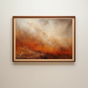 Abstract Print | Abstract Painting | Flame Inspired | Fire Drawing | Abstract Decoration | Printable | Wall Decor | Digital Download