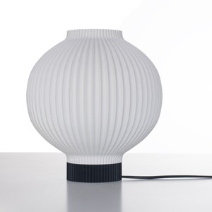 Tafellamp ORB MEDIUM witte lamp bureaulamp voor woonkamer bedlampje voor slaapkamer unieke lamp verlichting voor moderne woninginrichting afbeelding 2