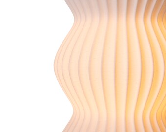 Hanglamp CURVES SMALL - witte hanglamp esthetisch - verlichting voor woonkamer - unieke verlichting voor kantoor - nieuwe lampen moderne woninginrichting