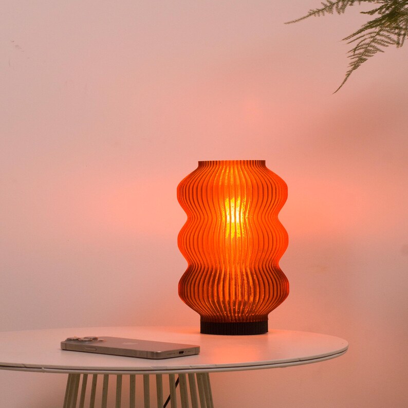 Cozy Table Lamp - Mood Lighting - Bedside Lamp - Desk Light -Housewarming -Home Office Decor - Trending Lamps - Eco-Friendly -Birthday Gift