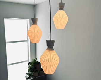 Hanglamp SENSU SMALL -witte hanglamp esthetisch -verlichting voor woonkamer -unieke verlichting voor woonkamer -nieuwe lampen moderne woninginrichting