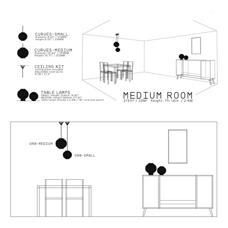 Tafellamp ORB MEDIUM witte lamp bureaulamp voor woonkamer bedlampje voor slaapkamer unieke lamp verlichting voor moderne woninginrichting afbeelding 3