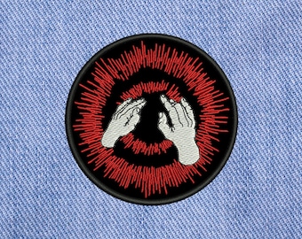 Bon courage ! Empereur noir, GYBE, écusson à coudre brodé.