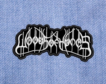 Woods of Ypres, embroidered Sew On patch.