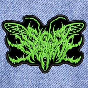 Signs of the Swarm, embroidered Sew On patch.
