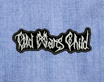 Old Man's Child, embroidered Sew On patch.