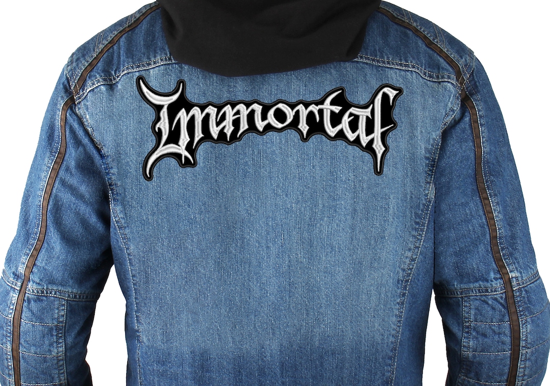 Immortal Backpatch, Embroidered Sew on Patch. - Etsy