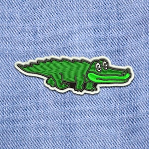 Parche bordado para coser de El Rey Molleja y el Mago Lagarto.