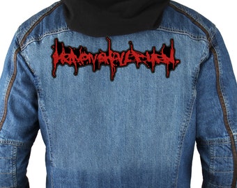 Empiècement au dos Heaven Shall Burn, écusson à coudre brodé.