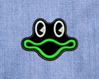 Parche bordado para coser de El Rey Molleja y el Mago Lagarto.