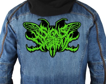 Signs of the Swarm backpatch, embroidered Sew On patch.