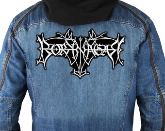 Borknagar backpatch, embroidered Sew On patch.