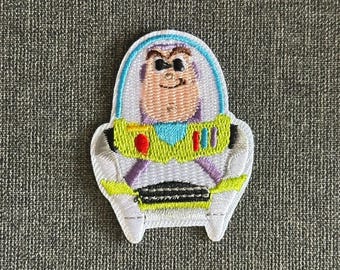 Toy Story Space Ranger Buzz Lightyear Character Embroidered Applique Patch Iron On Sew On Embroidery Patch