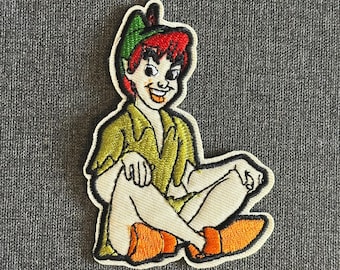Peter Pan Embroidered Applique Patch Iron On Sew On Embroidery Patch