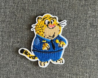 Zootopia Cheetah Character Embroidered Applique Patch Iron On Sew On Embroidery Patch