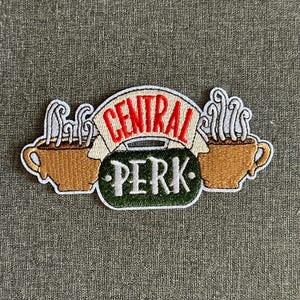 Friends Central Perk 90’s Retro Character Embroidered Applique Patch Iron On Sew On Emboidery Patch