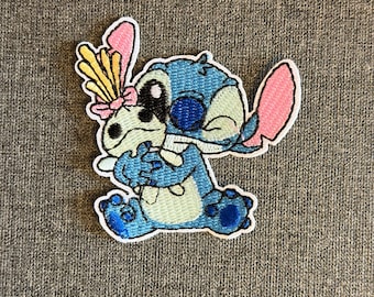 Little Blue Character Embroidered Applique Patch Iron On Sew On Embroidery Patch