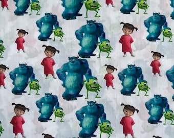 Monsters Character Fabric Poly Cotton/100% Cotton Fat Quarter/Half Metre