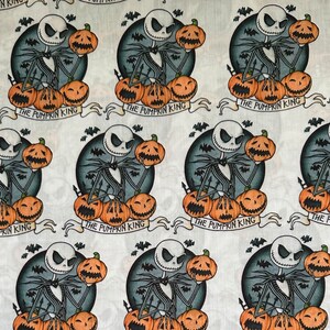 Jack Skellington Halloween Character Fabric Poly Cotton/100% Cotton Fat Quarter/Half Metre