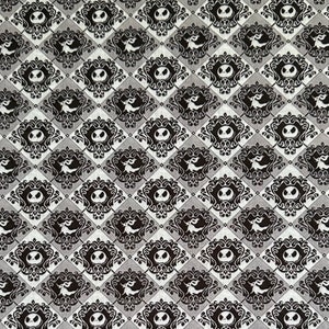 Jack Skellington Halloween personnage tissu poly coton/100 % coton gras quart/demi mètre