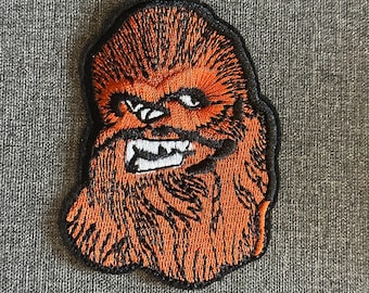 Parche bordado con apliques de Chewbacca de Star Wars para planchar y coser