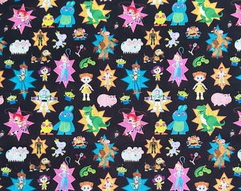 Toy Story Character Fabric Poly Cotton/100% Cotton Fat Quarter/Half Metre