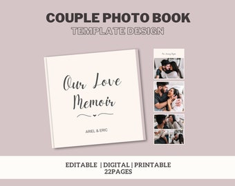 Personalized Couple Album | Valentines Gift for him | Anniversary Wedding Gift | Gift for her | Gift for him | Digital Album | Couple Gift