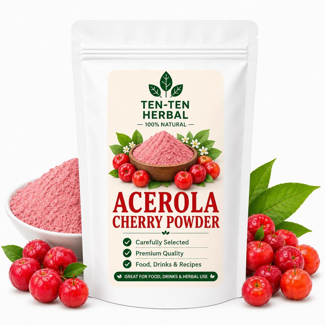 ACEROLA CHERRY POWDER | Fruit Powder for Smoothies Drinks Baking ...