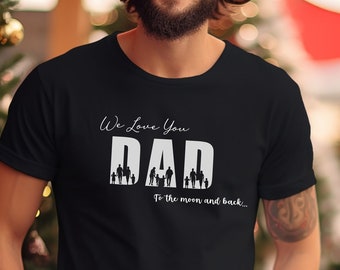 Día del padre camiseta, camiseta para papá, dad camiseta, papá camiseta, te amamos papá camiseta, daddy camiseta, daddy love