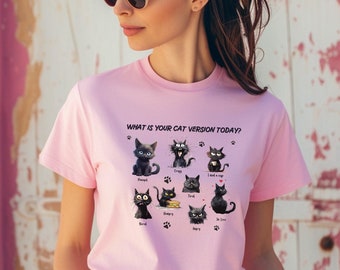 Camiseta de gato, regalo personalizado, regalos para amantes de los gatos, camiseta divertida de gato, catlove, amor por los gatos