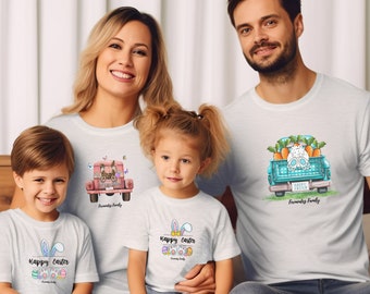 Camiseta Familiar, regalo familiar, regalo día de pascua, camiseta pareja e hijos, regalo papá mamá e hijos, familia, día de pascua.