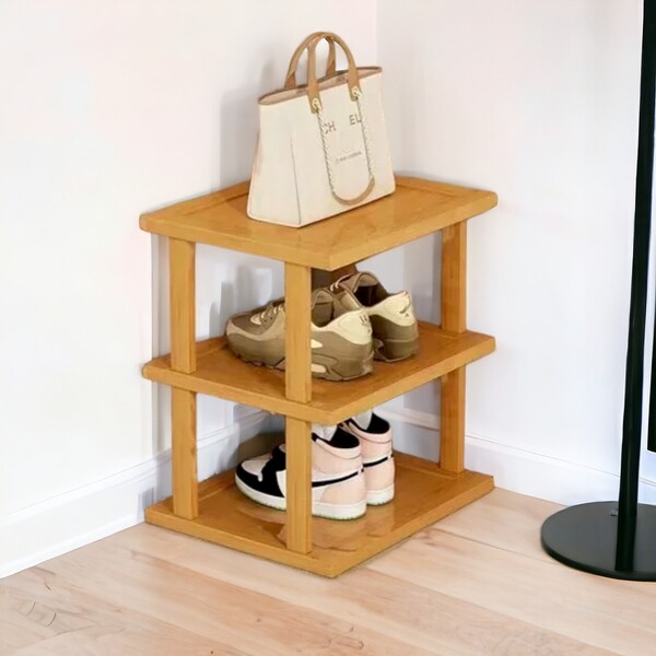 Corner Shoe Rack, Multi-layer Shoe Shelf, Flower Pots Stand, Entryway Organizer