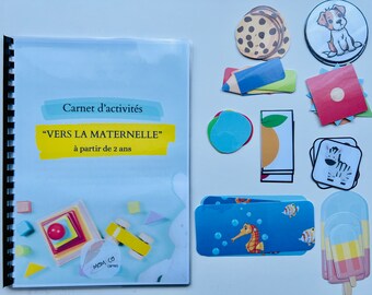 Livret d'activités " VERS LA MATERNELLE"- Dès 2ans