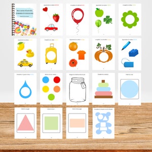 Mon Livret d'activités Formes et couleurs PDF à imprimer et plastifier par vous même image 2
