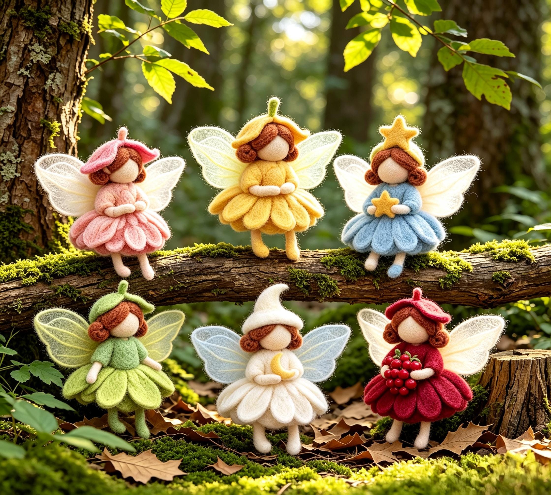 フェルトの妖精人形 - Etsy 日本
