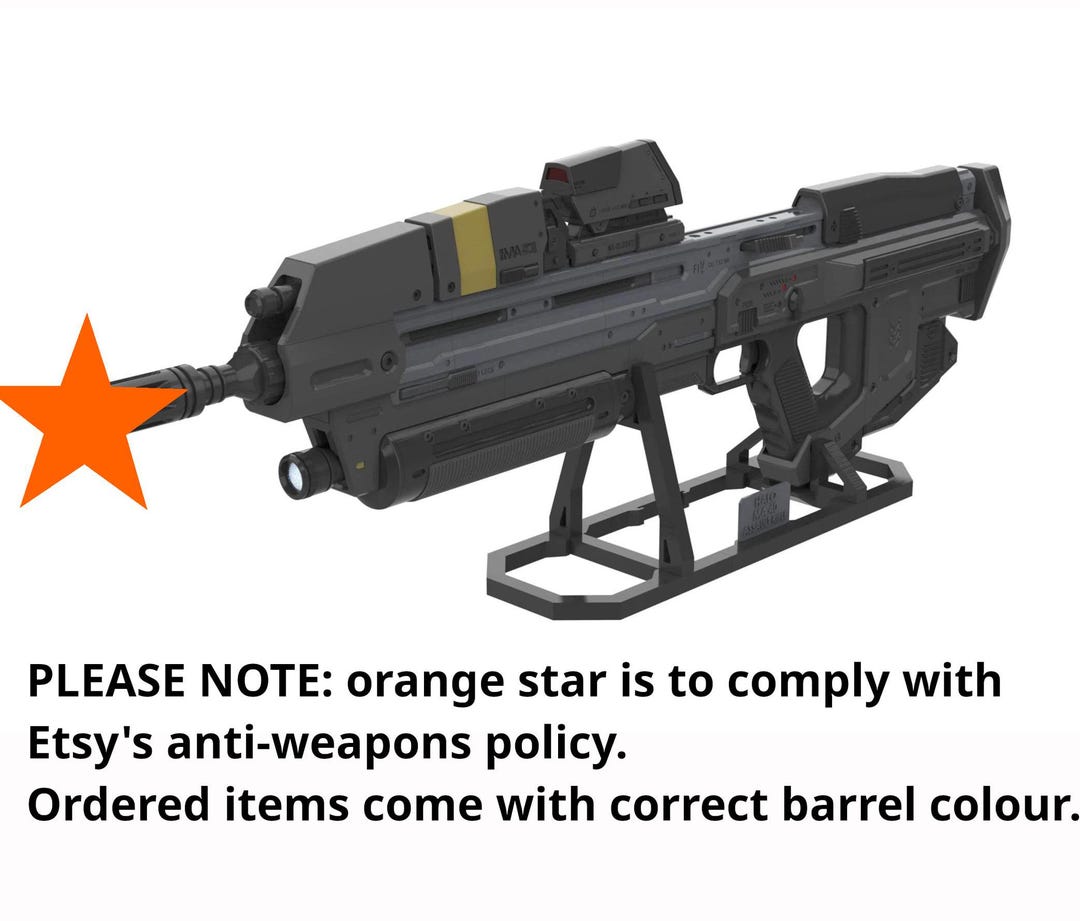 MA40 & Stand Halo Prop Cosplay Collectible 3D Print 11 Scale Etsy UK