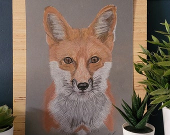 Original fox drawing