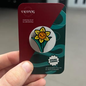 Daffodil Pin Badge | Wales St David's Day Brooch