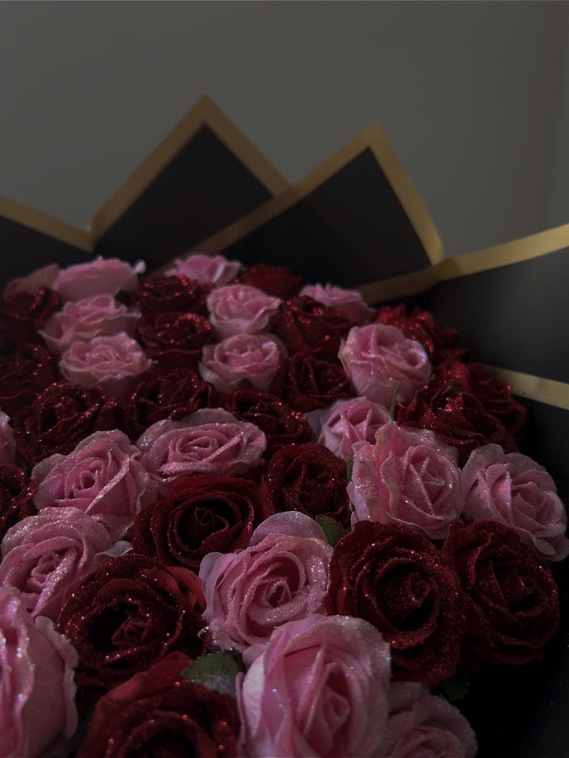 Glitter Rose Bouquet | Glitter Roses | 100 Roses | 50 Roses | Bouquets ...