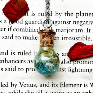 Age of Aquarius | Empath Protection | Potion Spell Jar Necklace | Empath Amulet | Protection Spell
