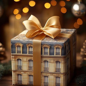 Apartment Block Gift Wrap Apartment Block Gift Wrap