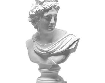 Griechisch Apollo figur Harz Kunst skulptur Statue Figur Greek Dekoration deco Skulpt Mythologie Replikat Geschenk Home Wohnzimmer Kunst Art
