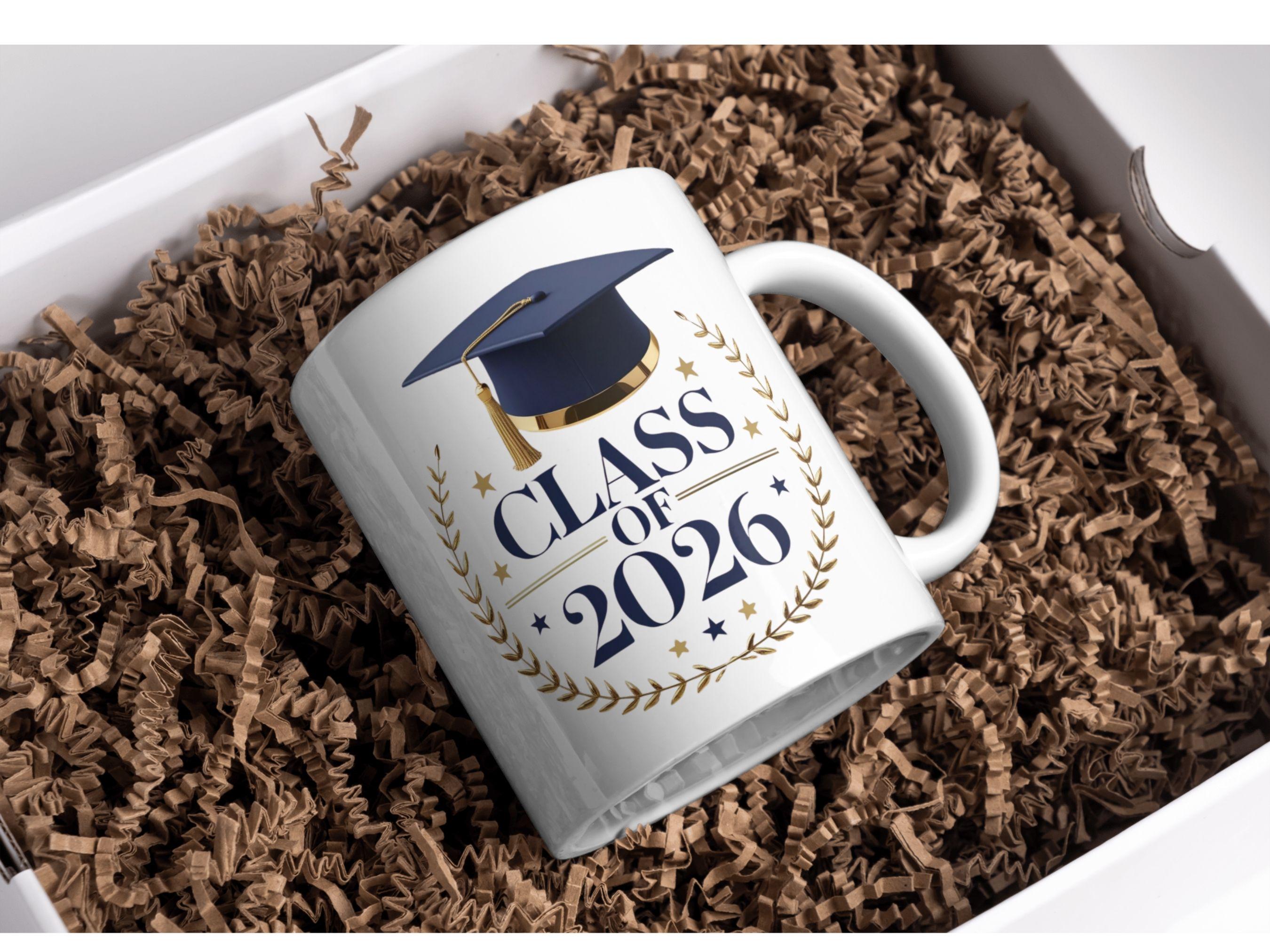 Class of 2026 Graphic - Blue Cap Graduation PNG SVG - High School ...