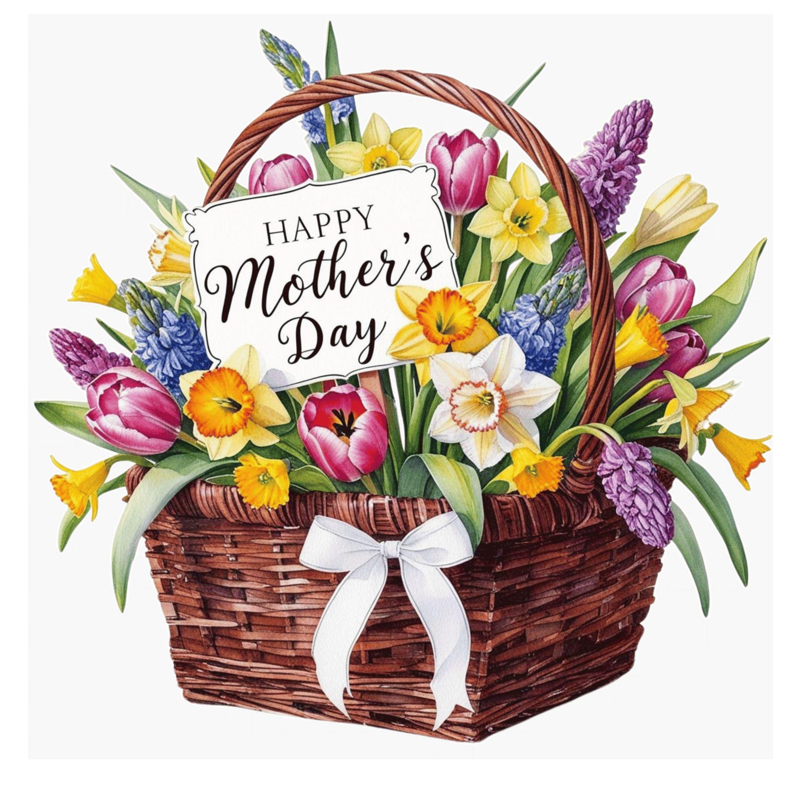 20 Happy Mother's Day Flowers Set | Mother's Day Flowers Clipart ...