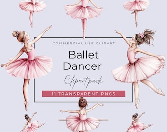 Clipart de bailarina, ballet shabby chic, clipart de bailarina, PNG de alta calidad, manualidades de papel, diario basura, gráficos de invitación, pegatinas digitales