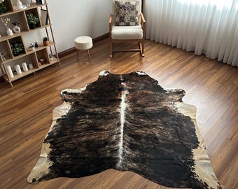 Brindle Cowhide Rug - Small Cowhide - 5.9x6.9 ft
